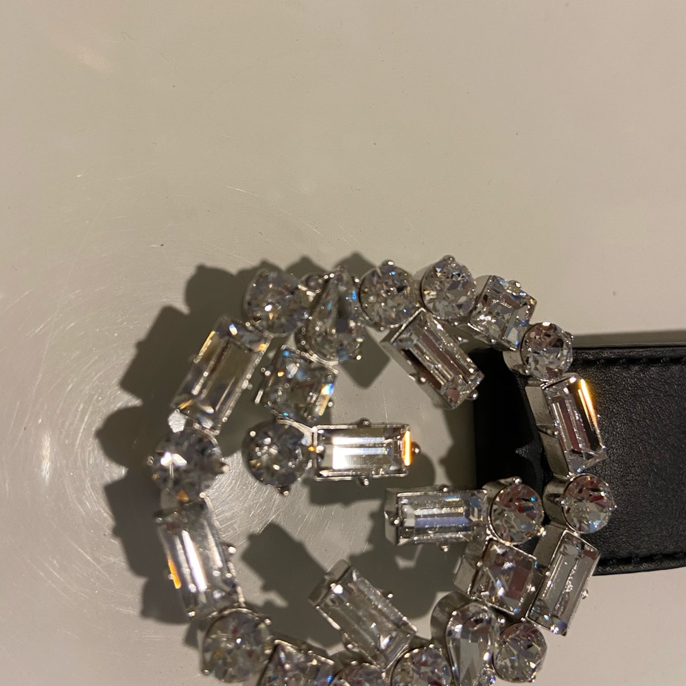Gucci Swarovski calf skin belt buckle. Size 100/40 - Picture 4 of 6